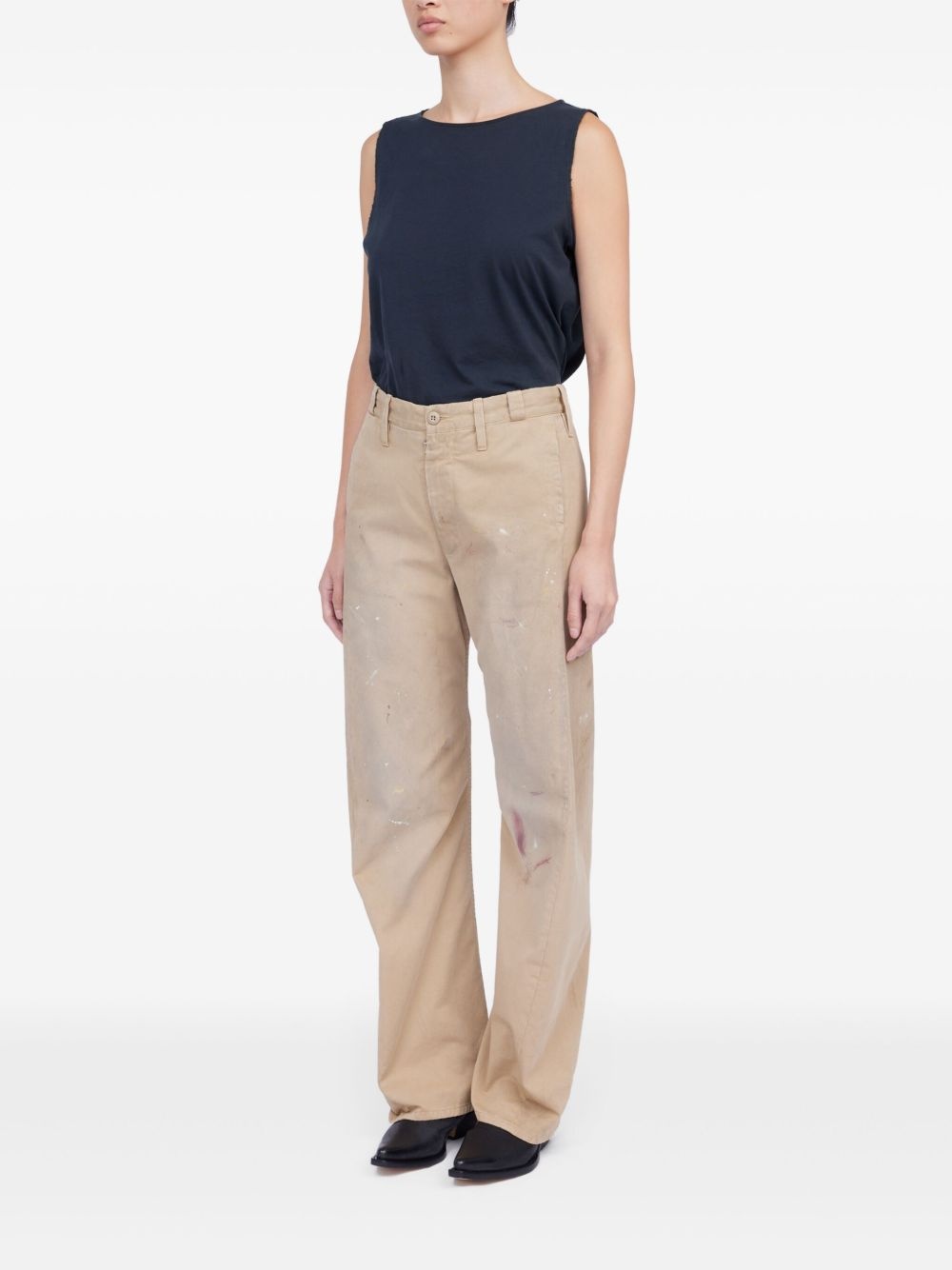 paint-splatter trousers - 4