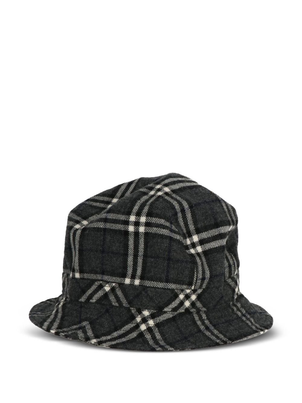 checked bucket hat - 2