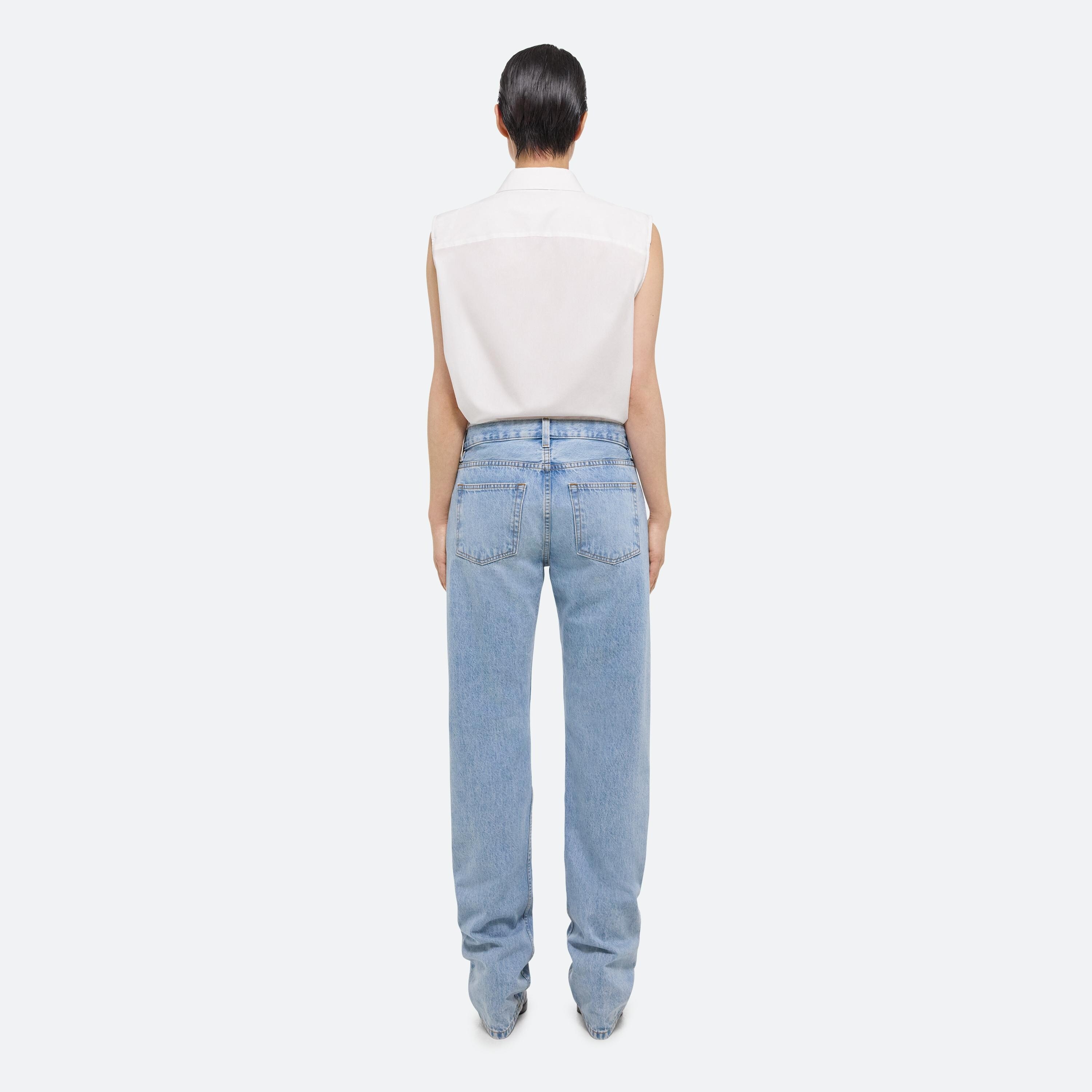 LOW-RISE STRAIGHT JEANS - 5