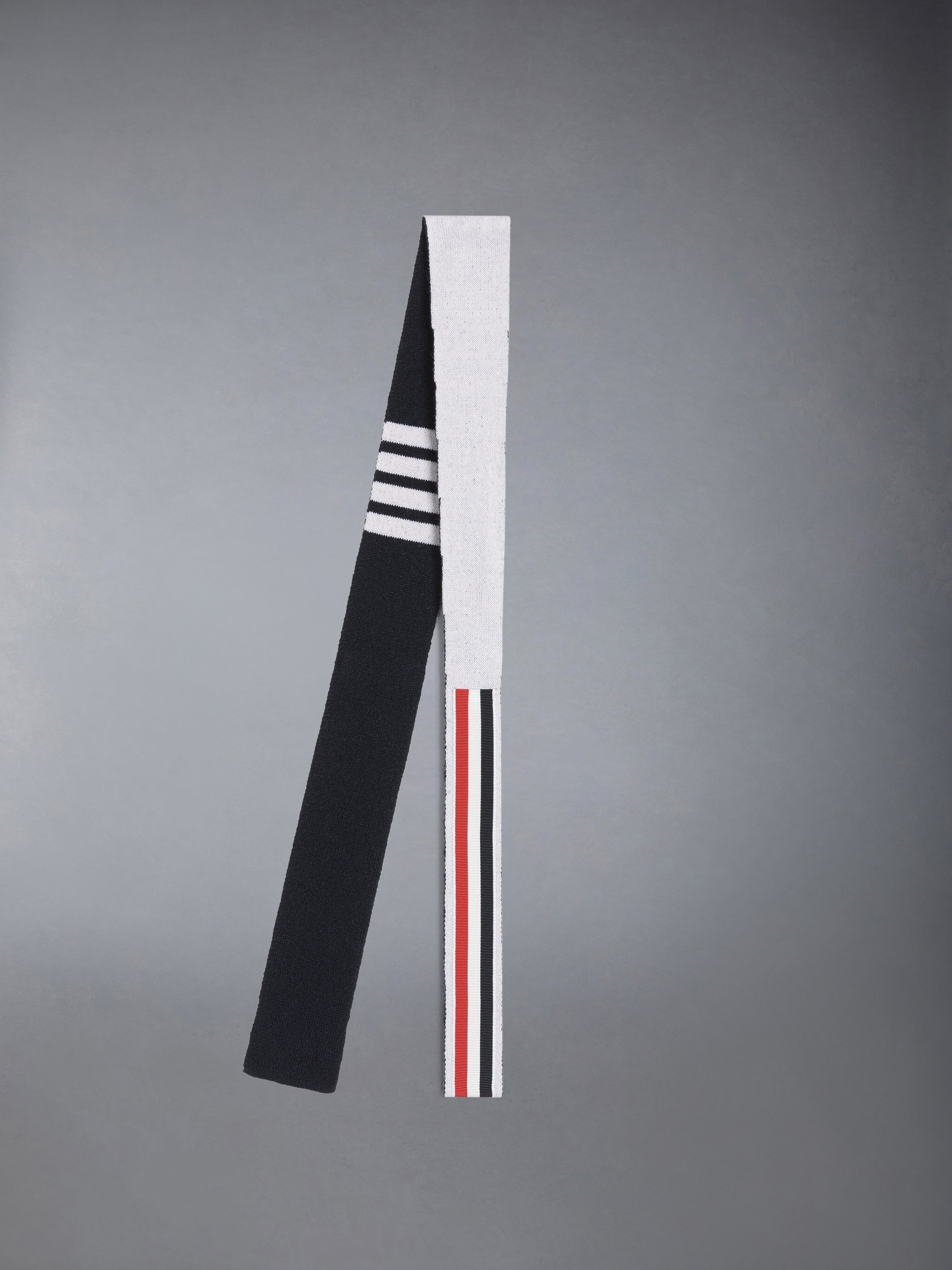 CASHMERE JACQUARD 4-BAR KNIT TIE - 3