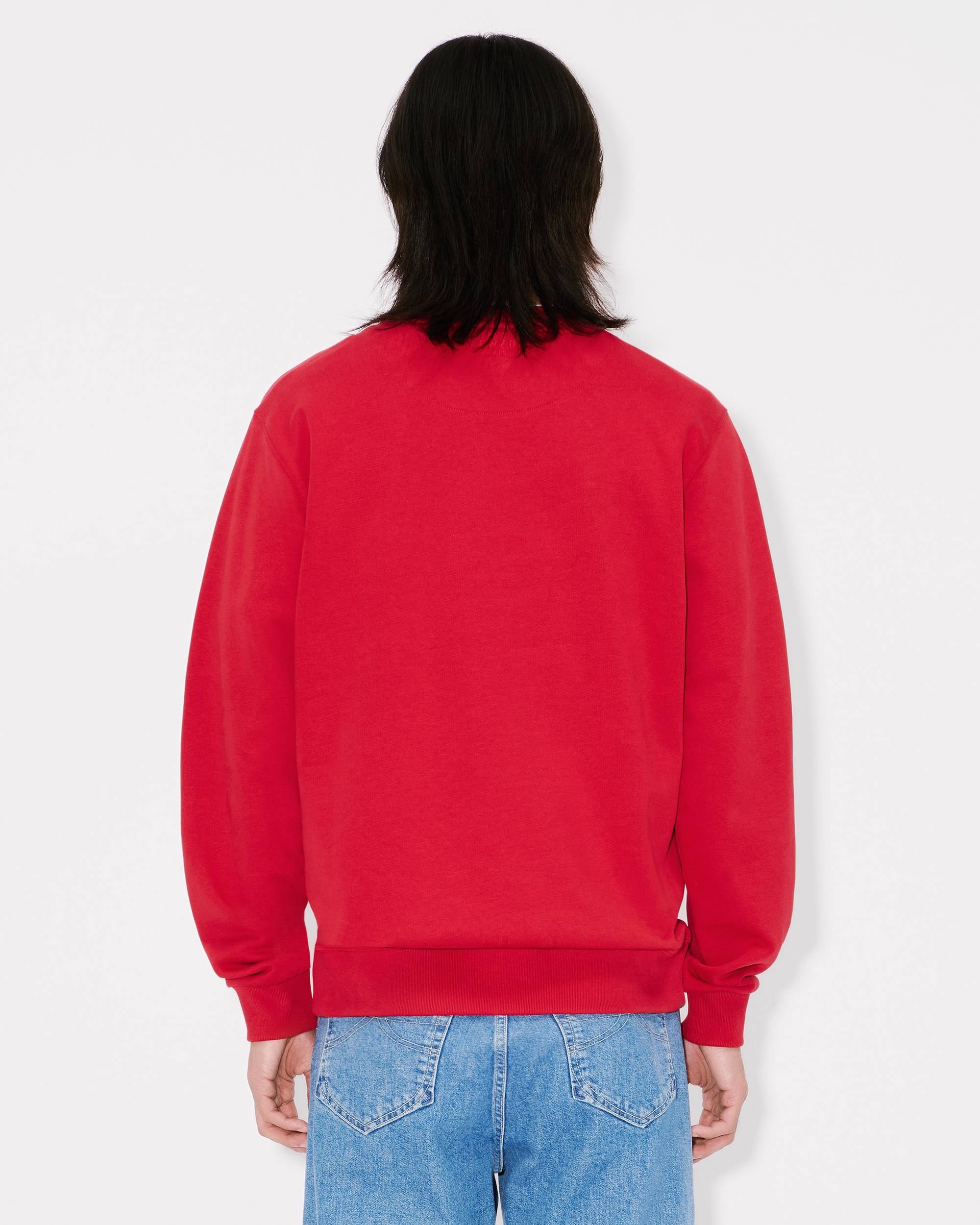 'Boke Flower' embroidered slim sweatshirt in cotton - 4