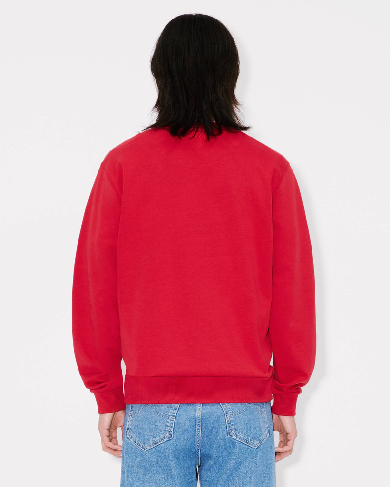 'Boke Flower' embroidered slim sweatshirt in cotton 4