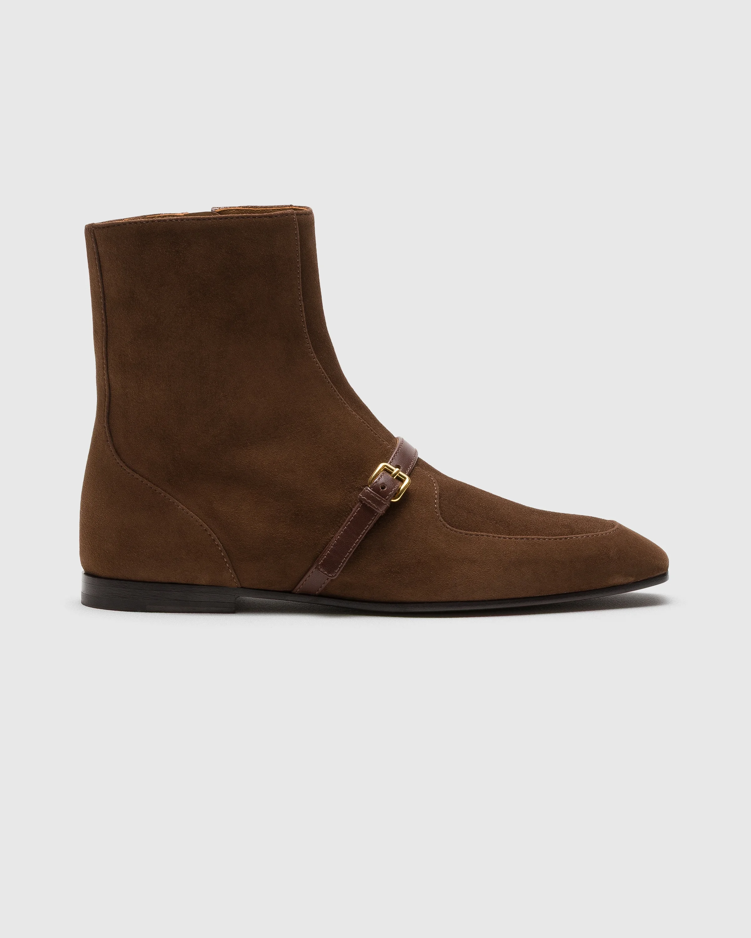 Suede Ankle Boot - 1