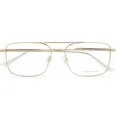 Aviator-Style Gold-Tone Optical Glasses - 4