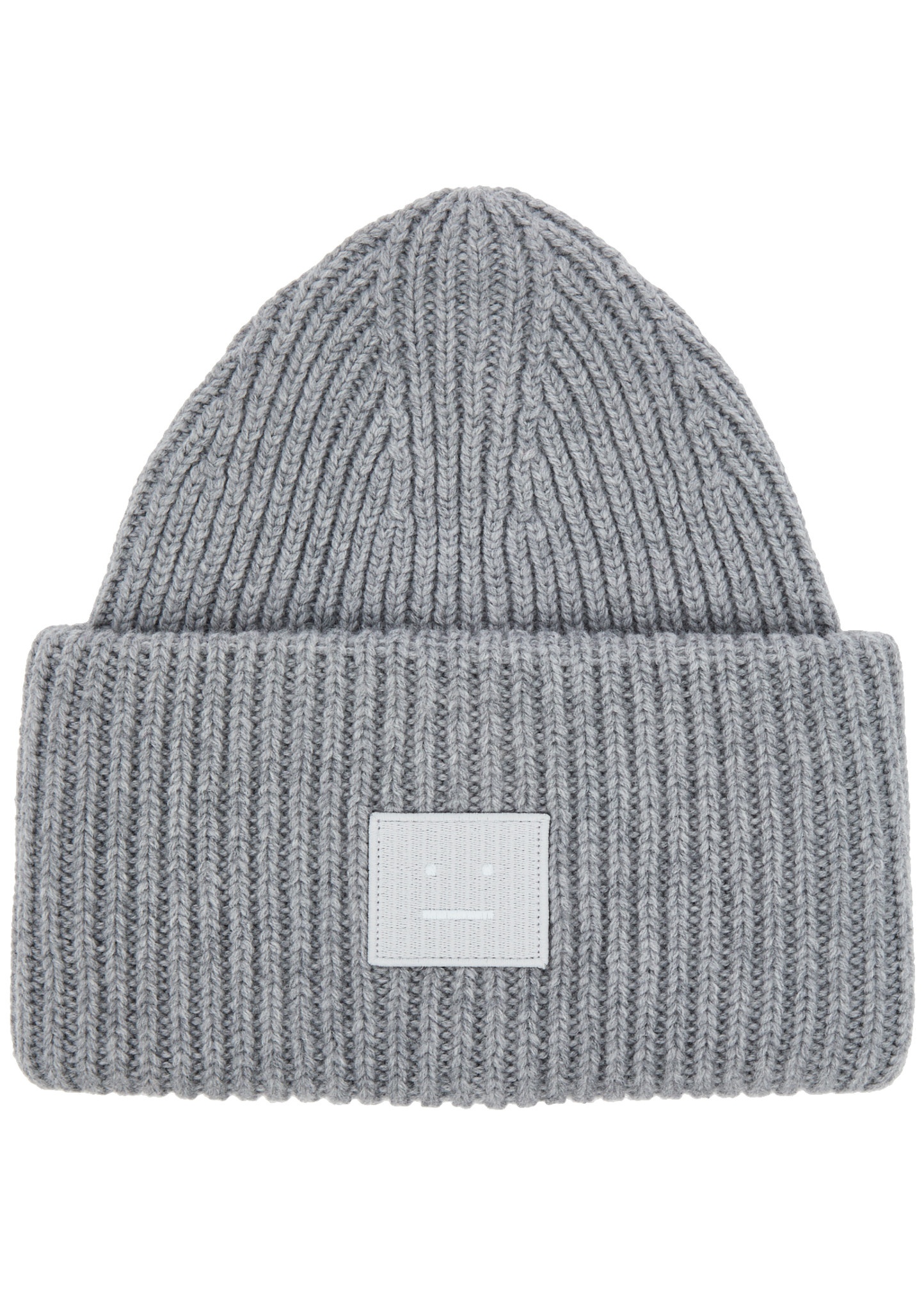 Pansy ribbed wool beanie - 1