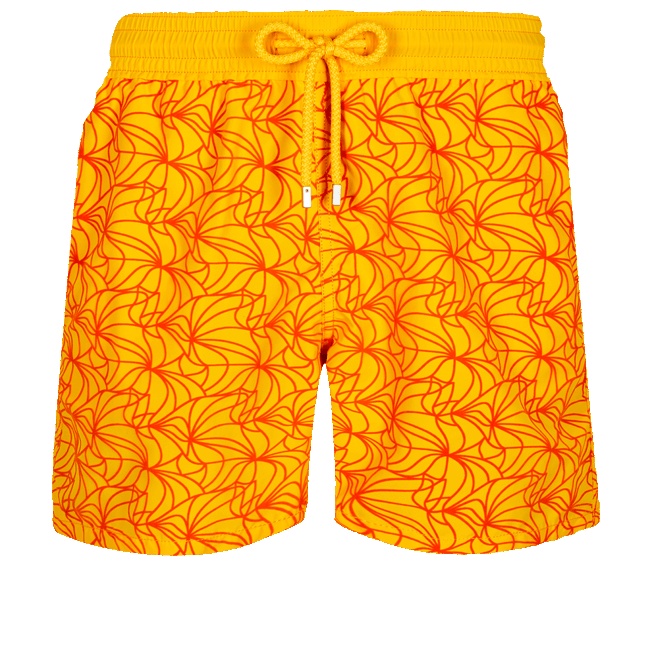 Men Swim Trunks 1984 Invisible Fish Flocked - 1