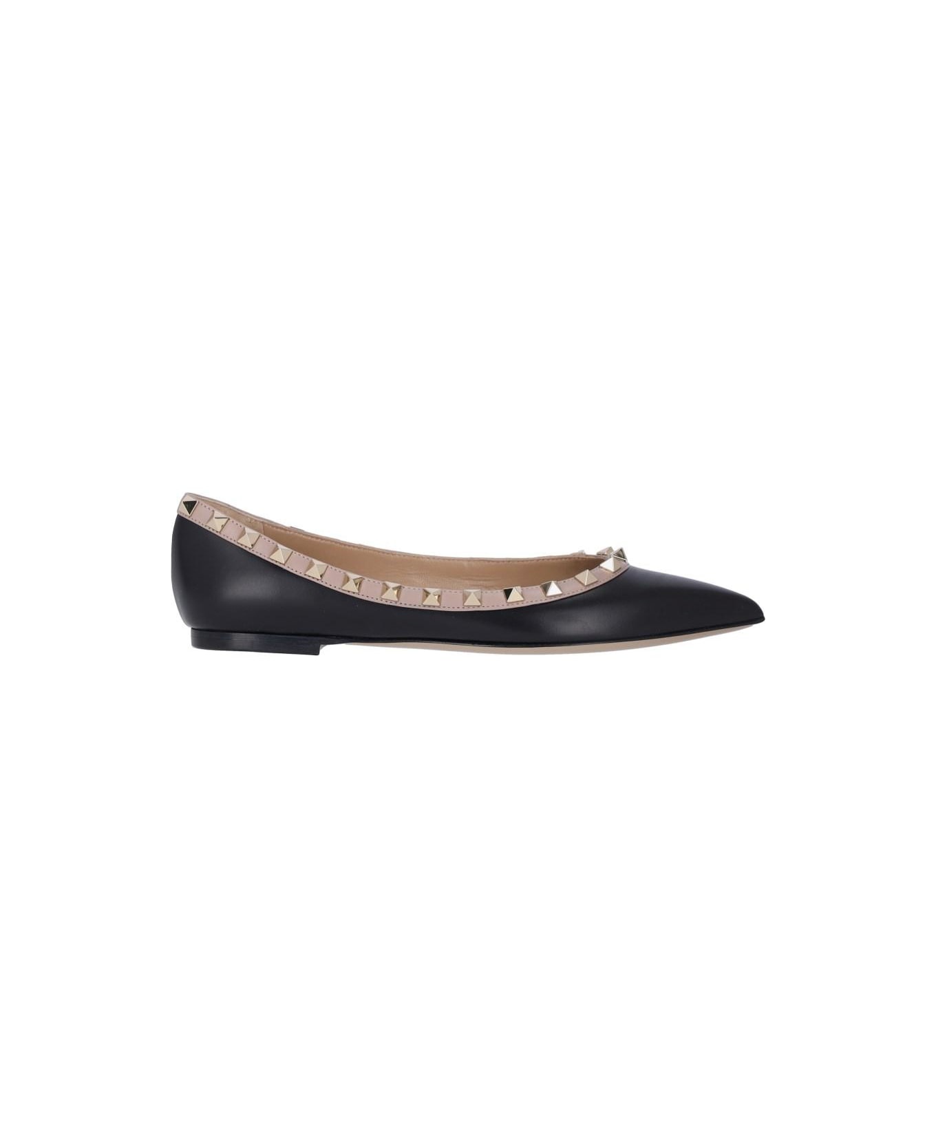 'rockstud' Ballet Flats - 1
