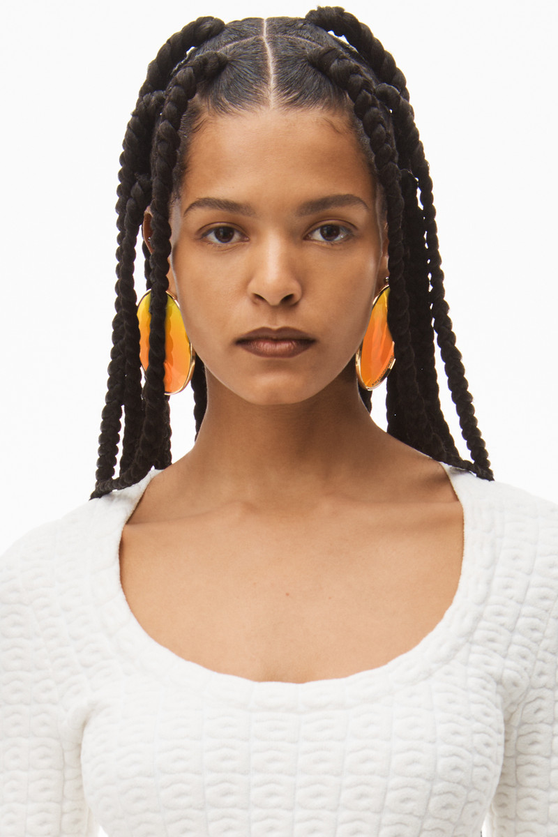 MINI DRESS IN CHENILLE JACQUARD 4