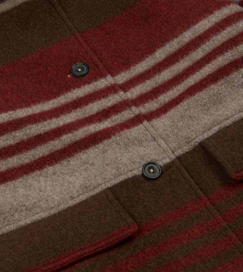 Reversible Cotton–Blanket Raglan Mac 11