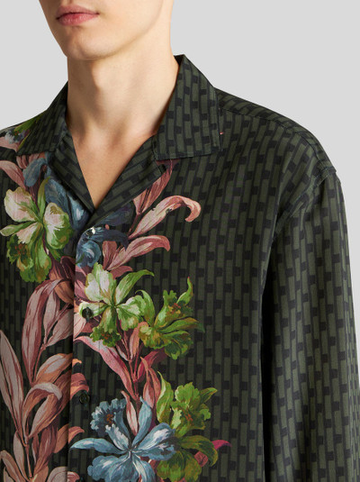 Etro BOWLING SHIRT WITH PLACED PRINT outlook