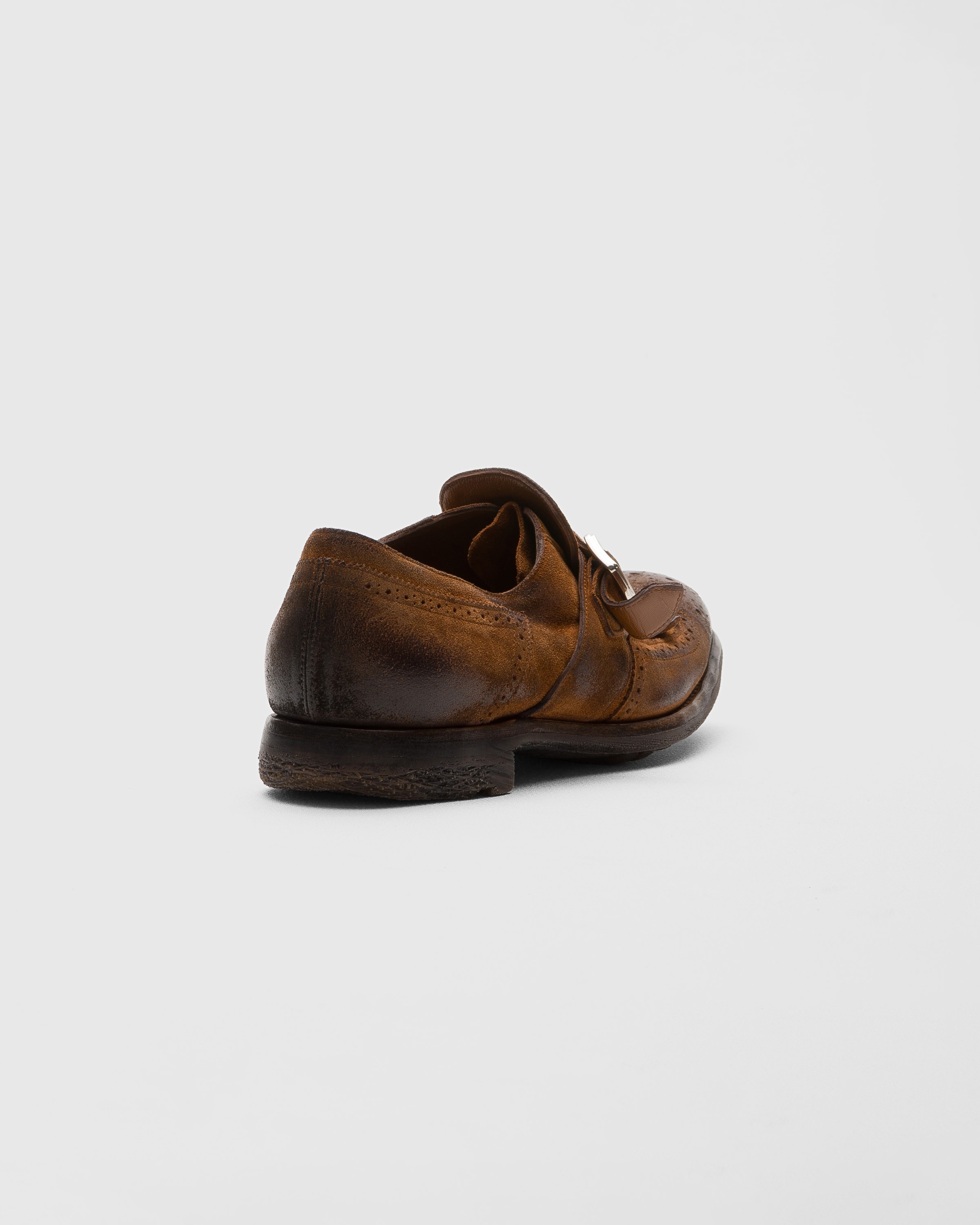 Vintage Suede Monk Strap - 4