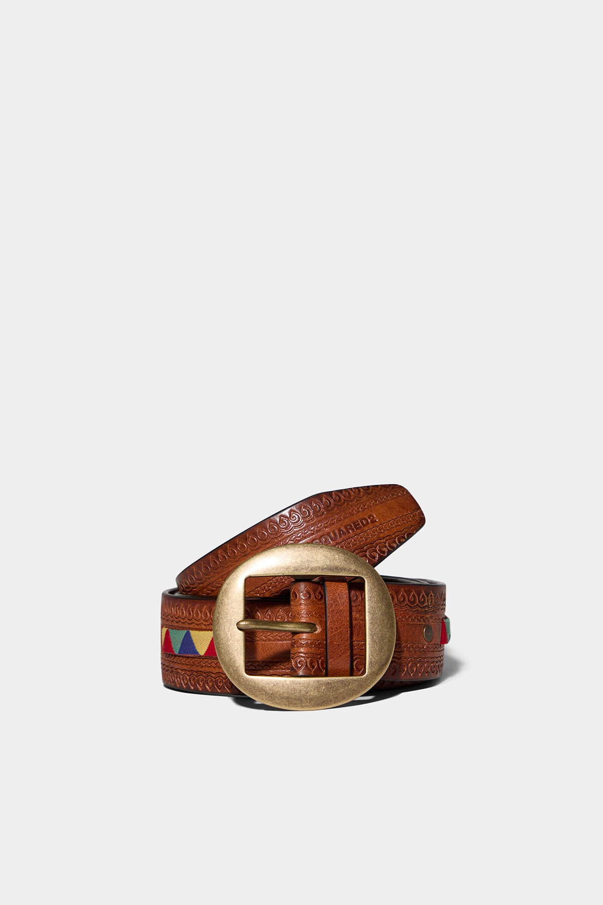 GEOMETRIC BUCKLE BELT - 1