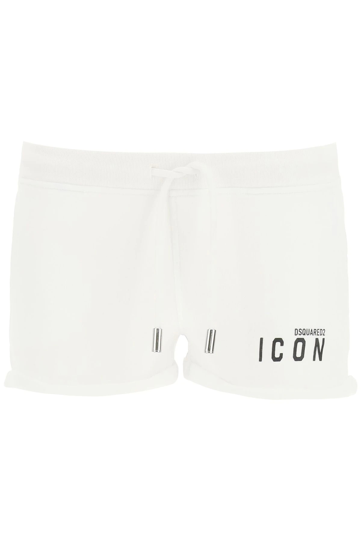 JERSEY SHORTS WITH REFLECTIVE ICON PRINT - 1