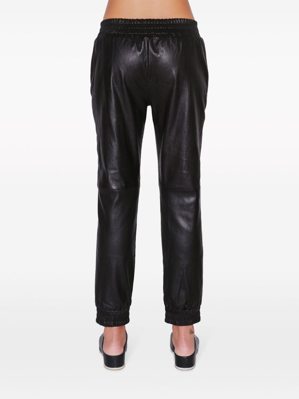 Plonge leather track pants - 4