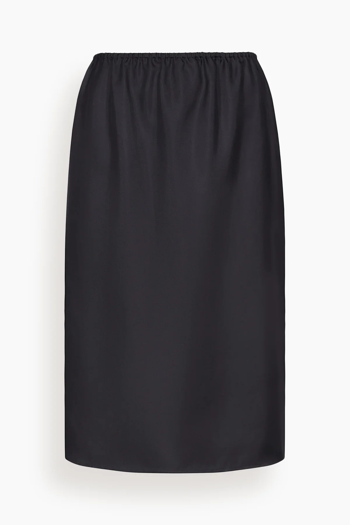 Vasali Knee Length Skirt in Black - 1