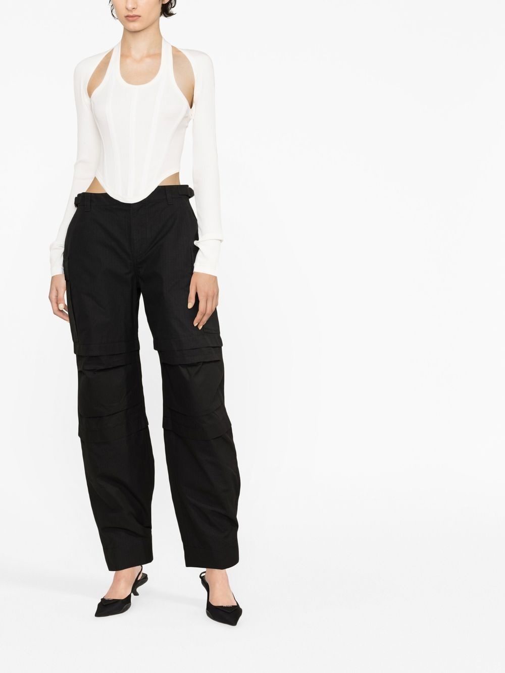 cotton cargo pants - 2