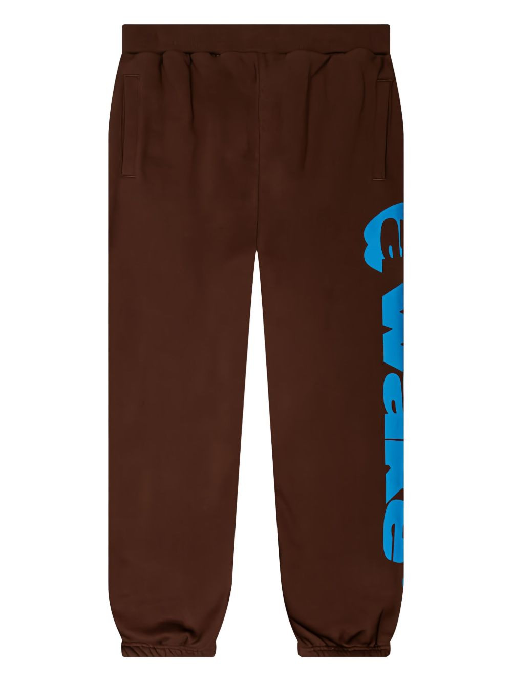 apple-print track pants - 1