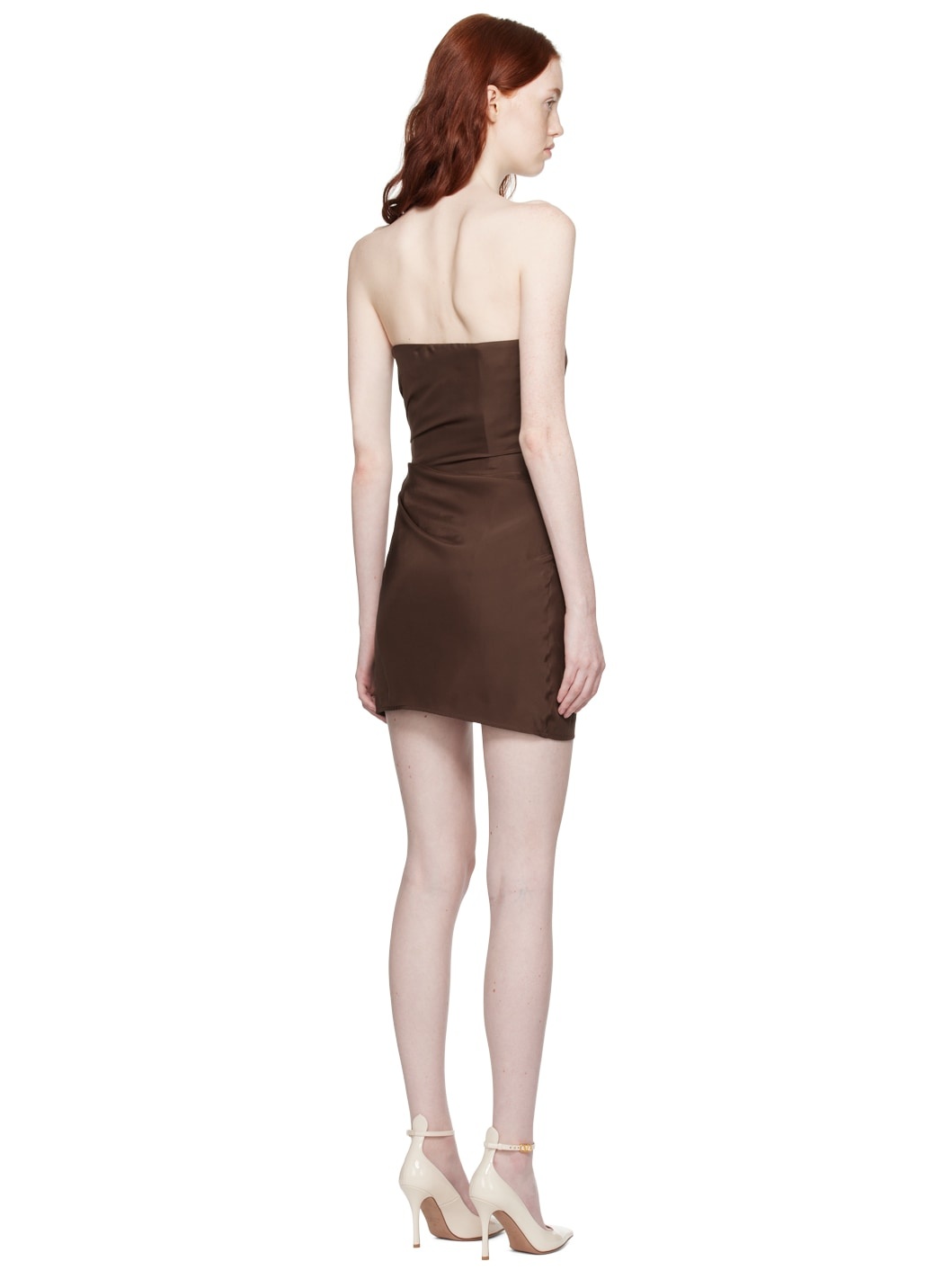 Brown Hirata Minidress - 3
