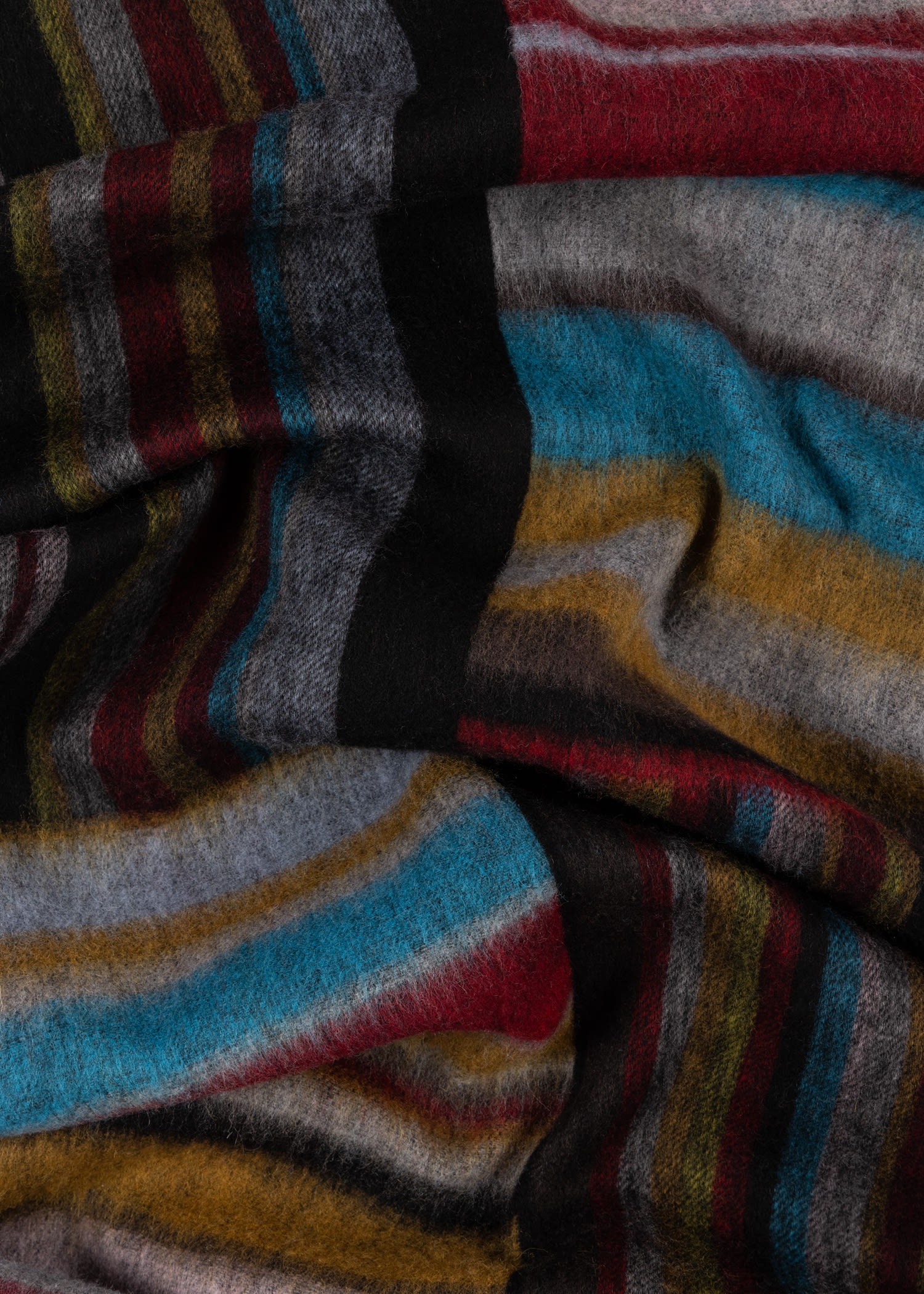 Mixed 'Signature Stripe' Scarf & Wallet Gift Set - 5