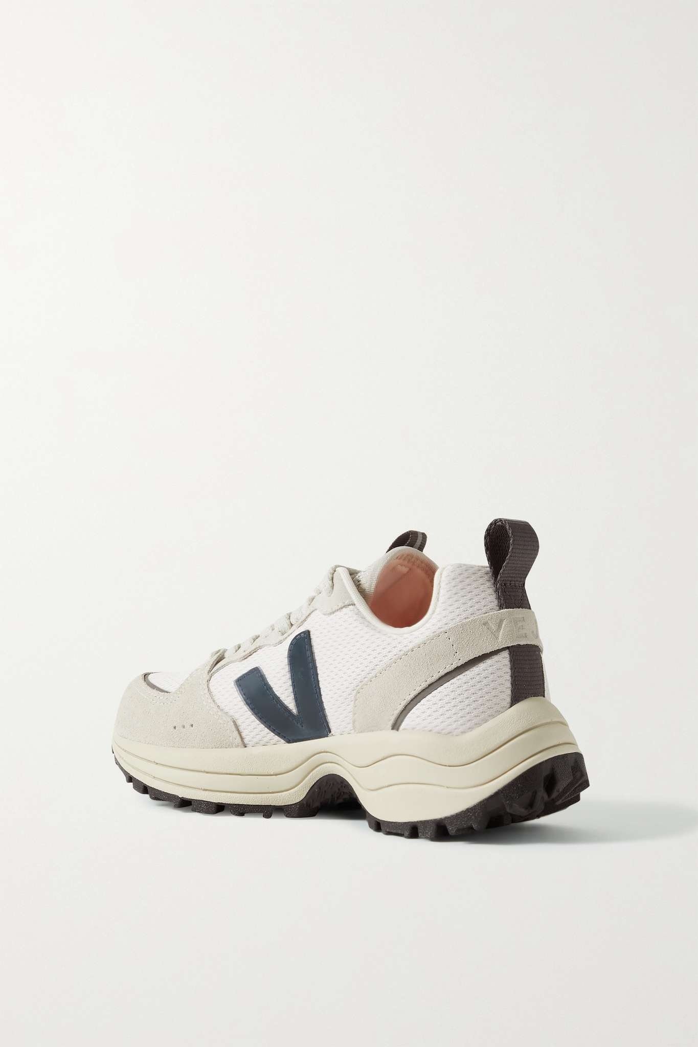 Venturi suede and leather-trimmed Alveomesh sneakers - 3