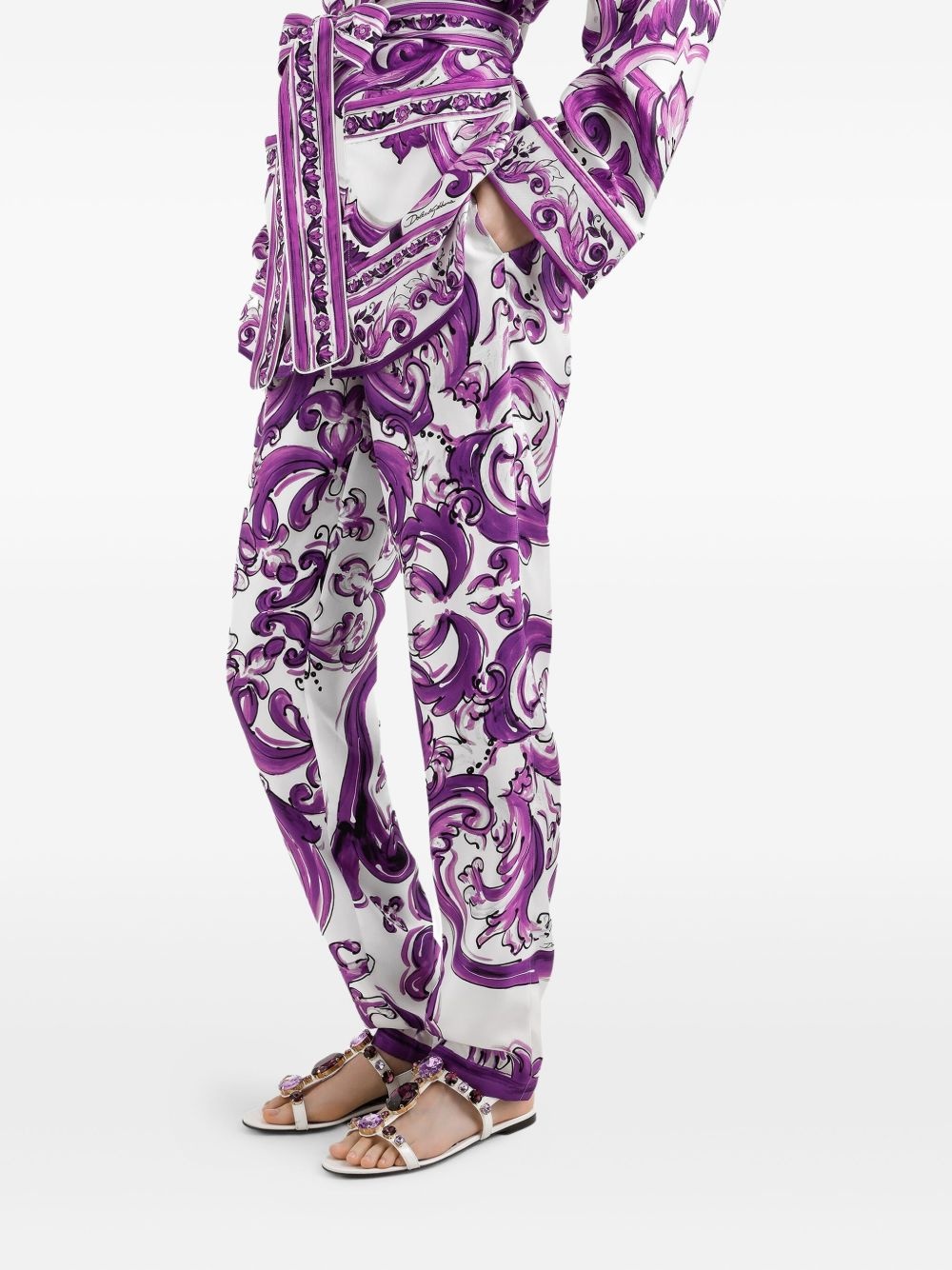 silk trousers - 4