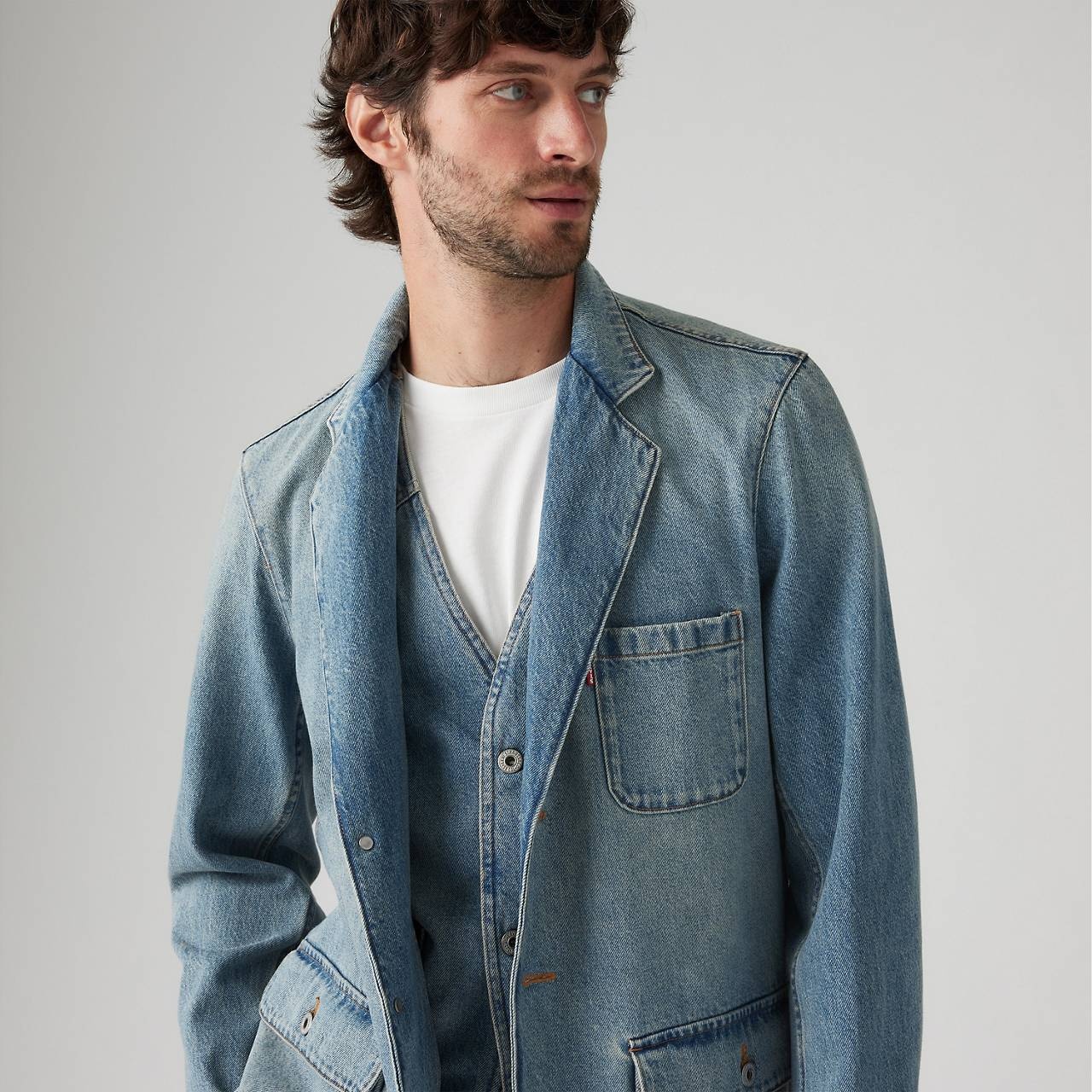 MISSION DENIM BLAZER - 5