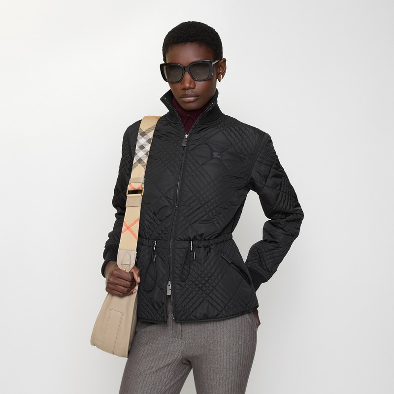 Burberry Micro Check-stitch Nylon Wakerley Jacket outlook