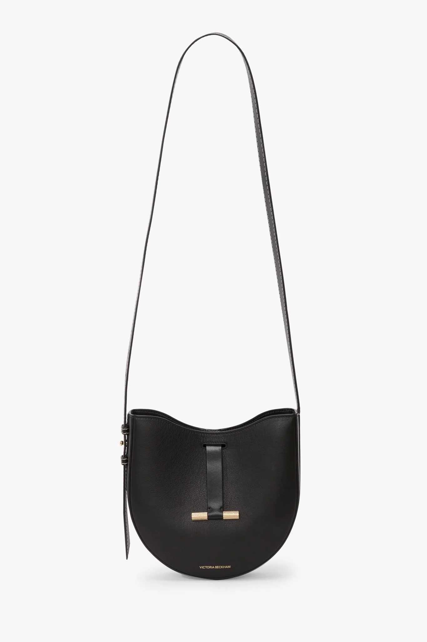 Dia Crossbody Bag In Black Smooth Leather - 1