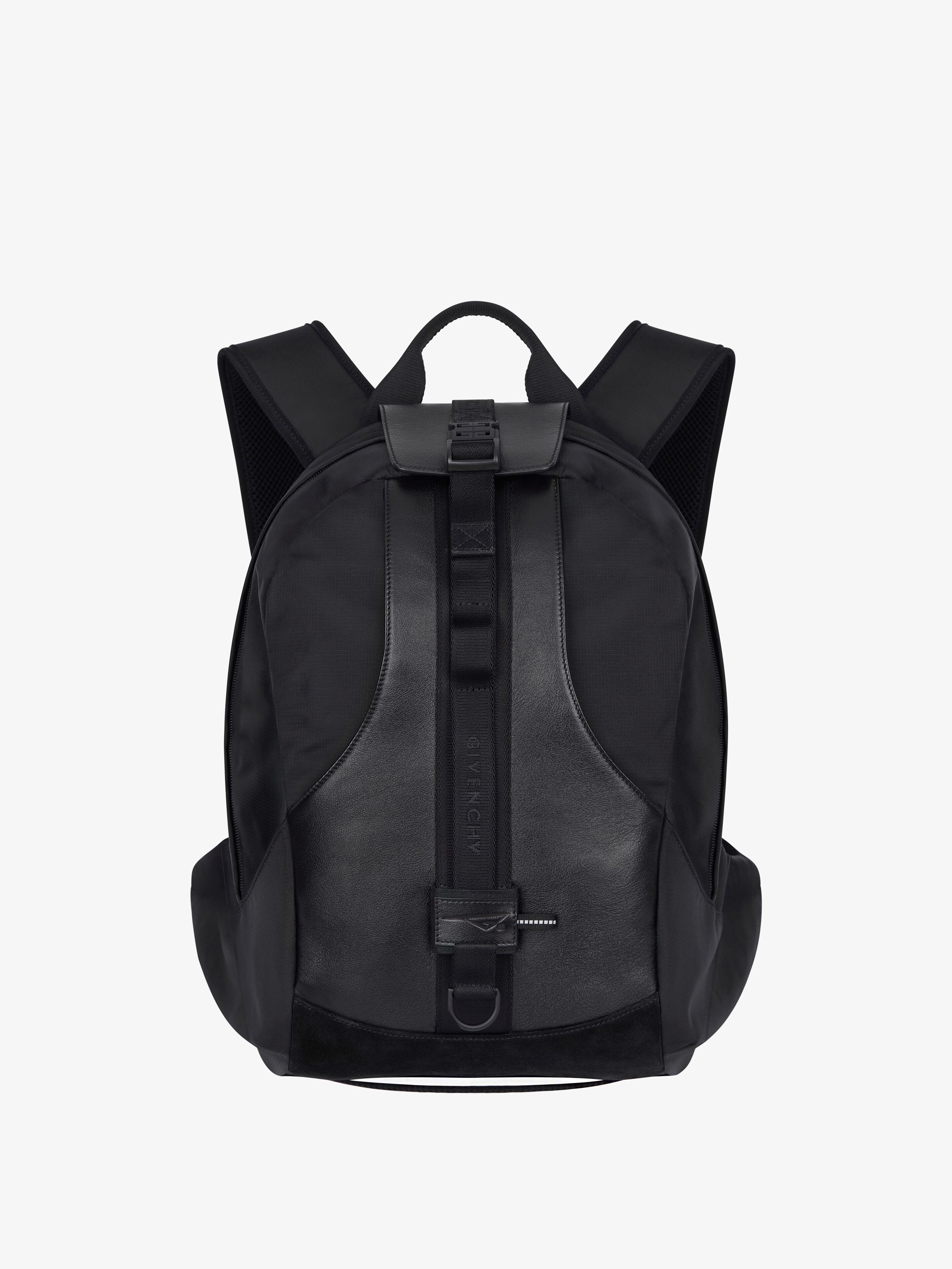 MEDIUM G-TRAIL BACKPACK IN NYLON AND LEATHER - 1