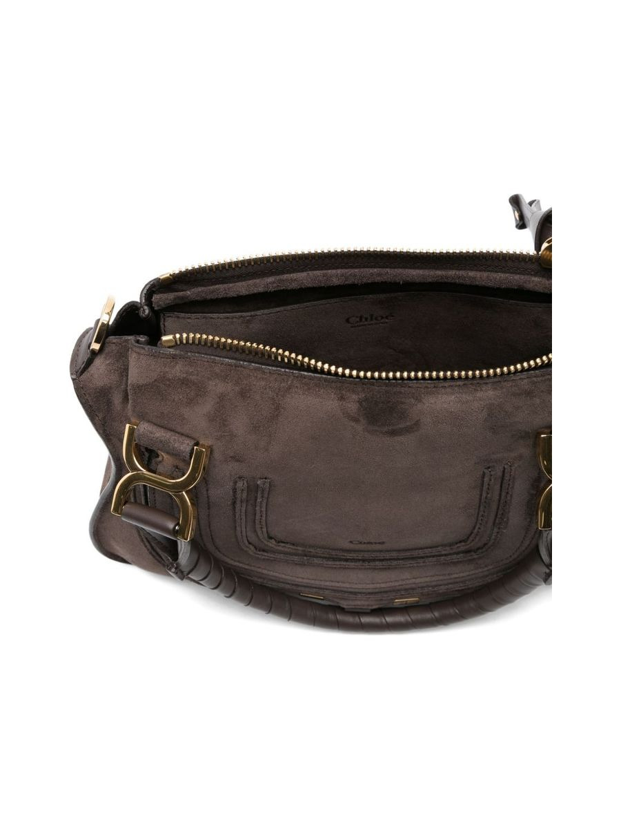 Small Marcie Bag in Suede Leather - 2