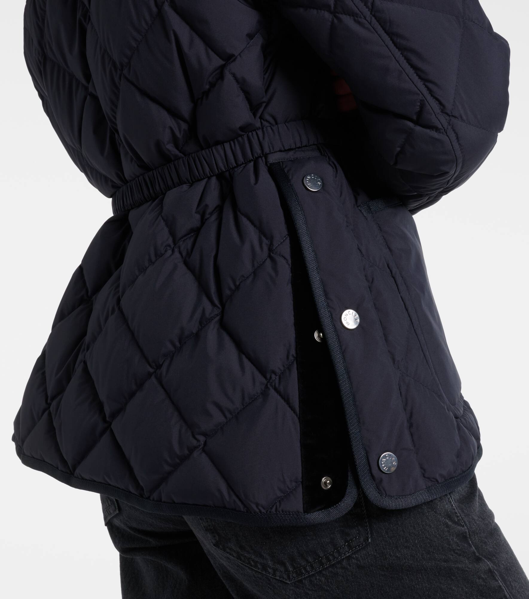 Cygne faux fur-trimmed down jacket - 6