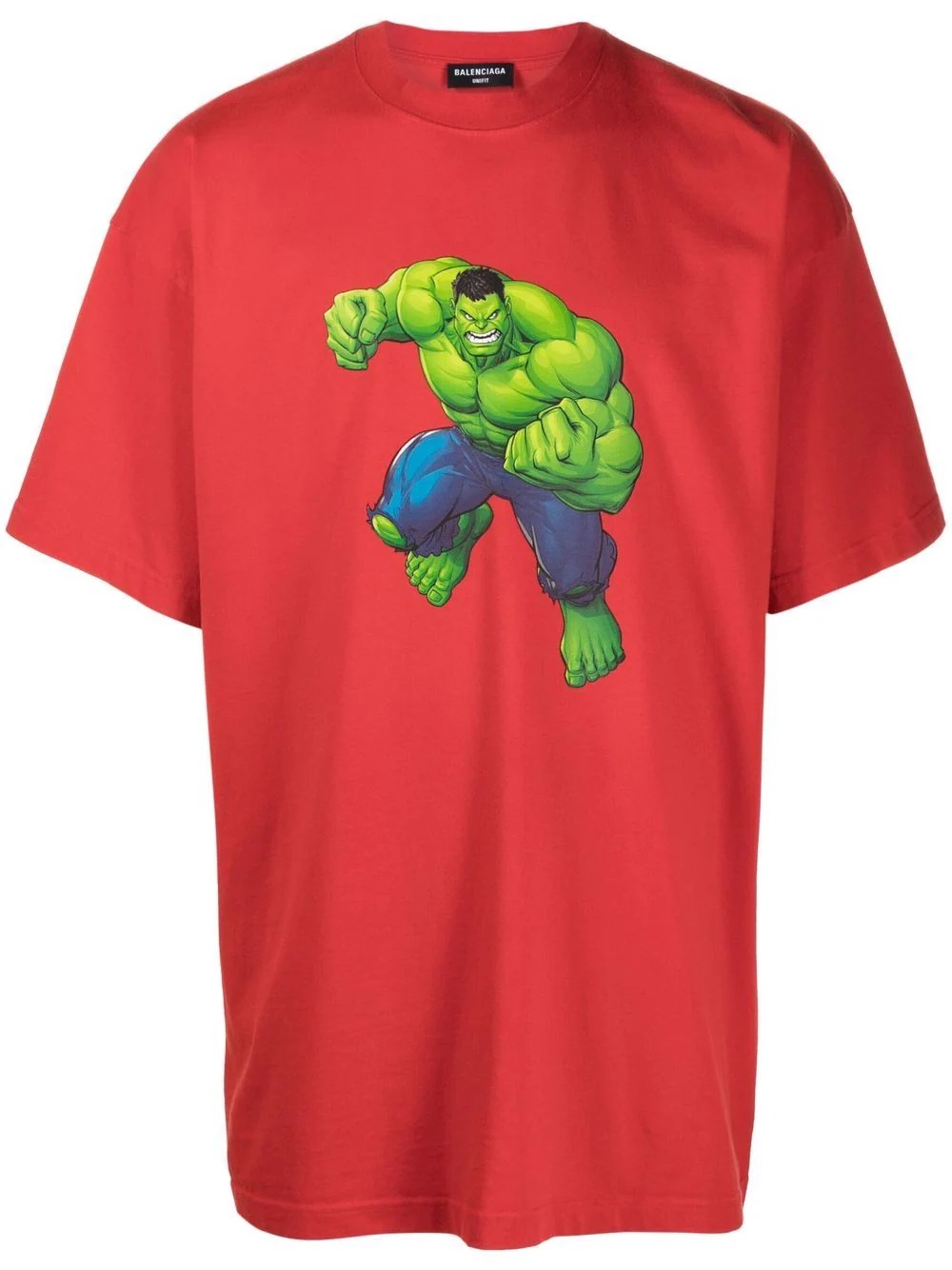 Hulk-print T-shirt - 1