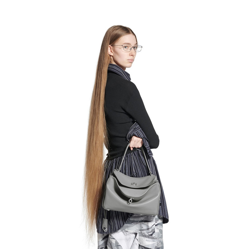 BALENCIAGA Women's Rodeo Handbag Small  in Cloud Grey outlook