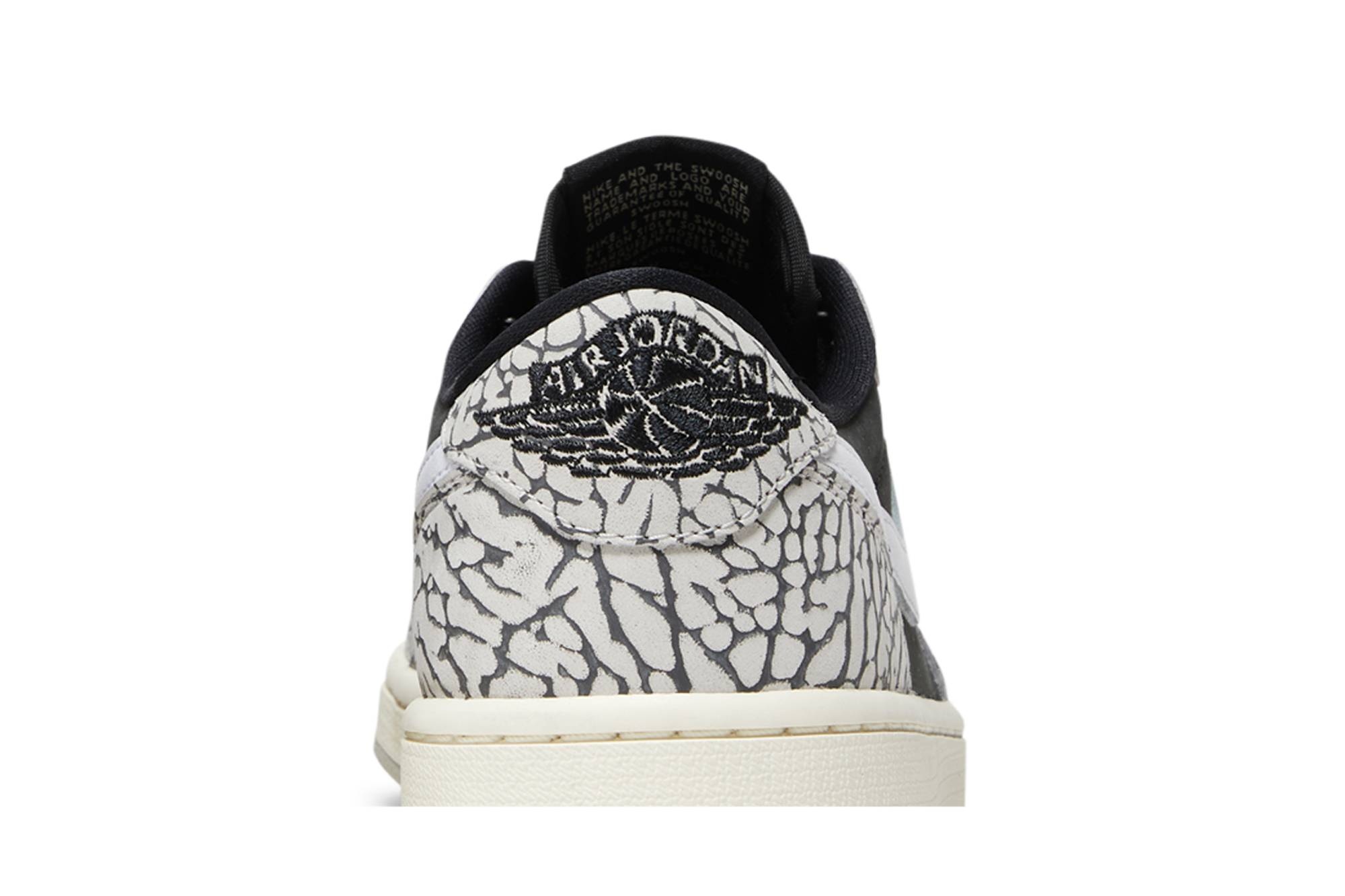 Wmns Air Jordan 1 Retro Low OG 'Black Cement' - 7