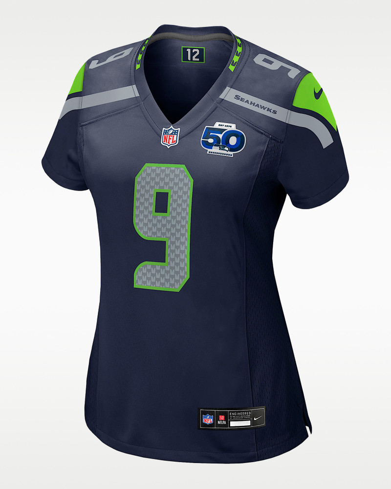 Kenneth Walker III Seattle Seahawks 50th Anniversary Women’s Nike NFL Game Jersey 1