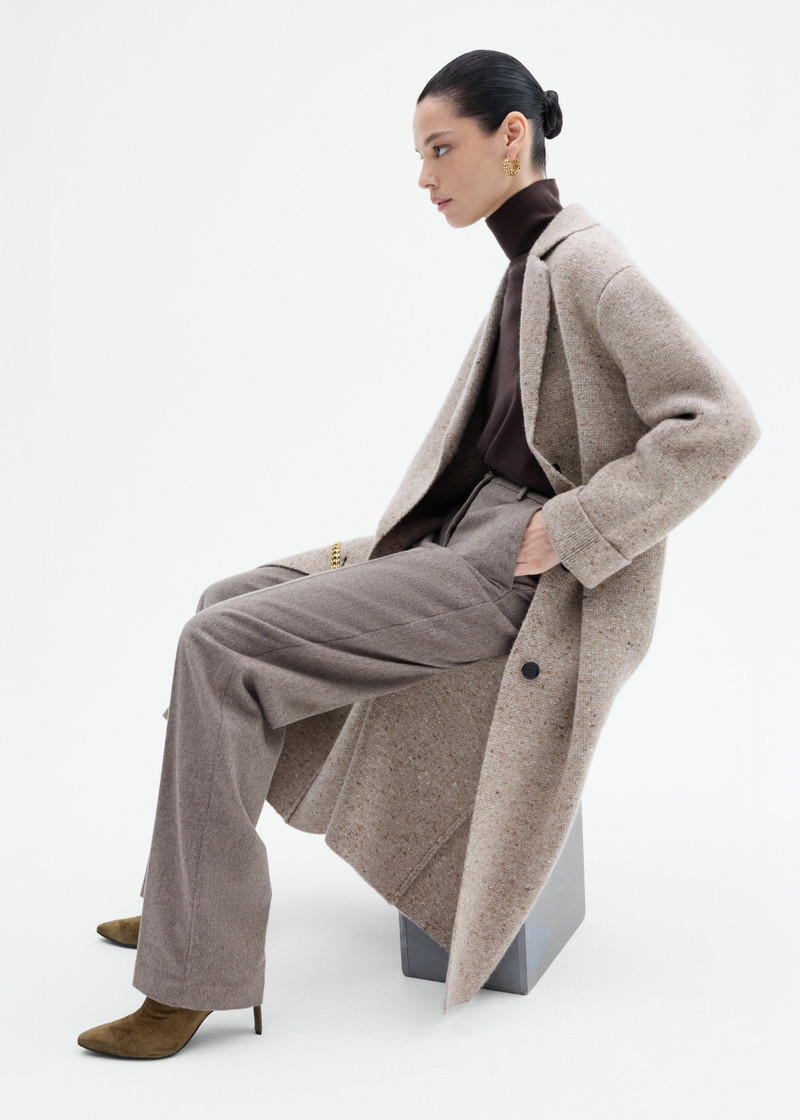 GUCCI Sweater Coat in Wool Cashmere Tweed outlook