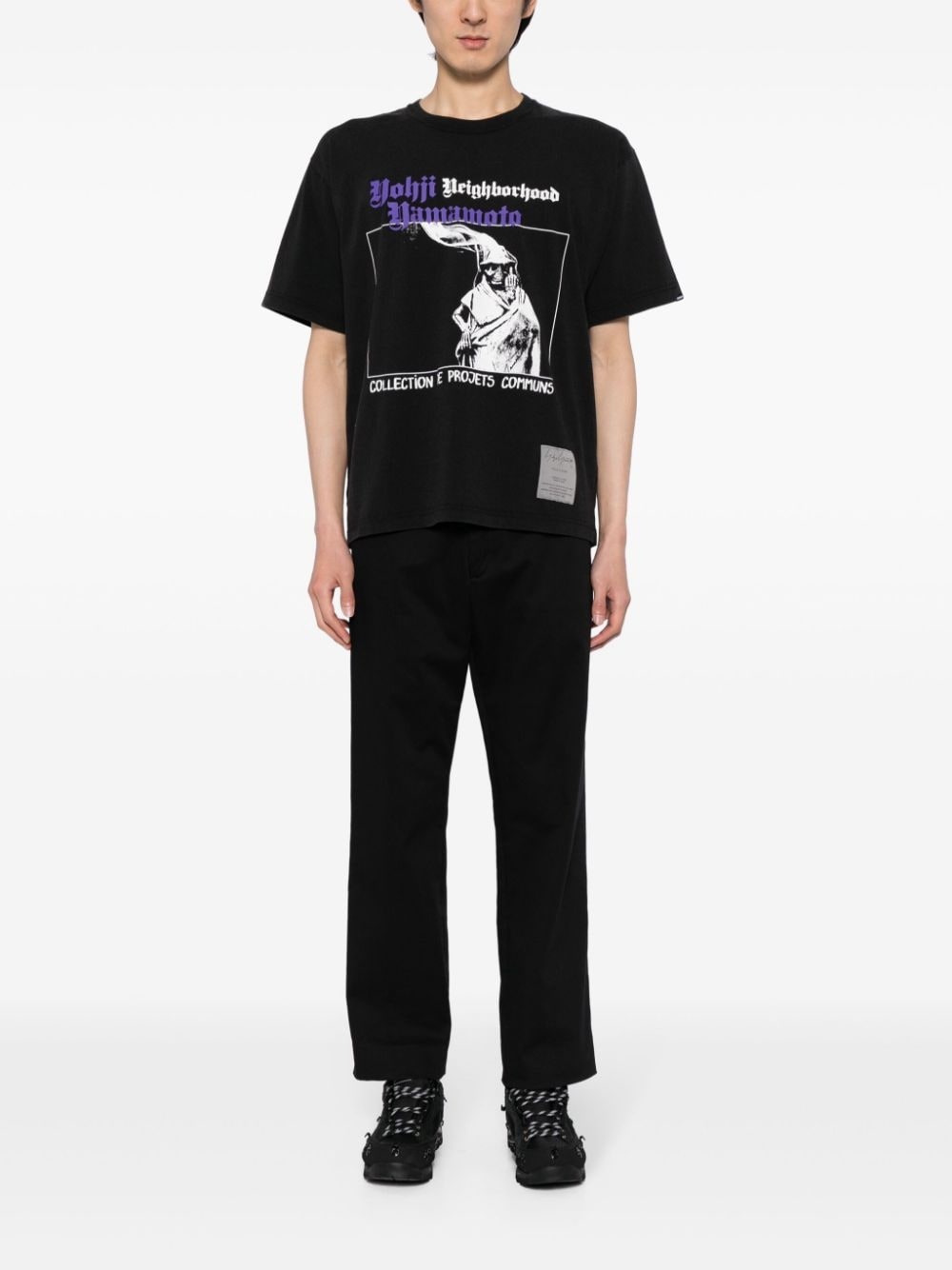 x NEIGHBORHOOD graphic-print cotton T-shirt - 2