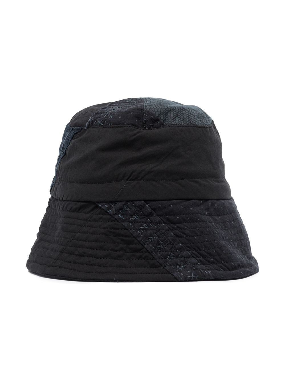 Shirting patchwork bucket hat - 3