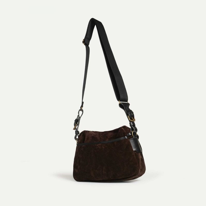 MUSETTE XS FISHERMAN'S BAG / SUEDE - DARK BROWN 4