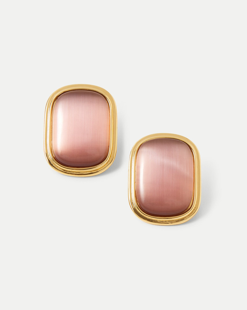 CAT’S EYE STONE EARRING 1