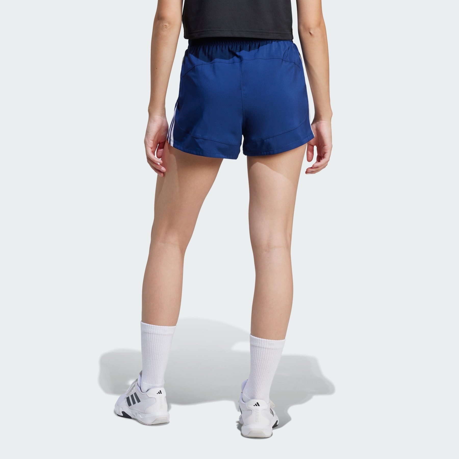 Pacer Training 3-Stripes Woven High-Rise Shorts - 3
