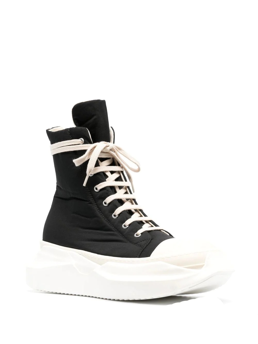 Abstract high-top sneakers
