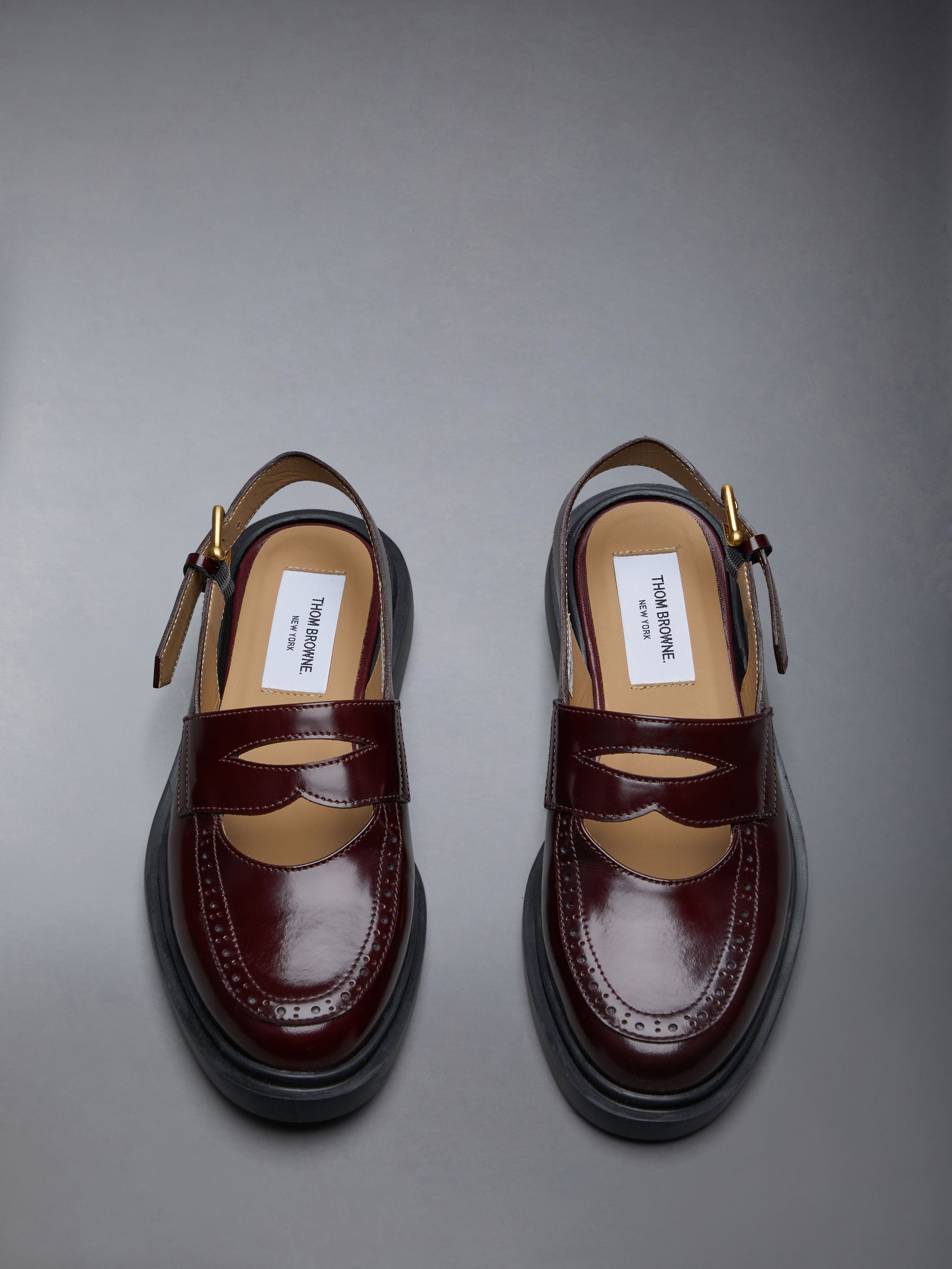 Spazzolato Slingback Penny Loafer - 5