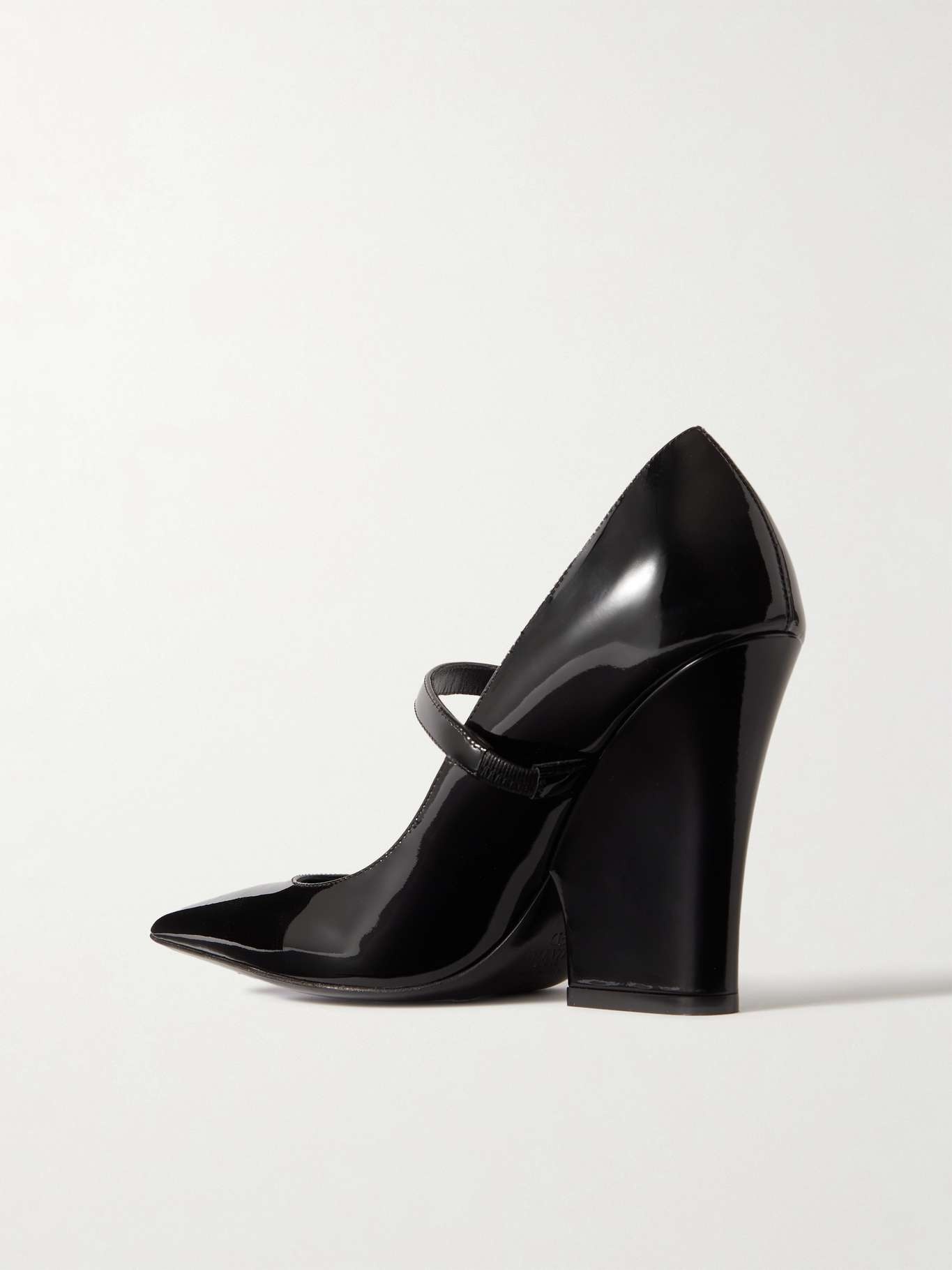 Valentino VLOGO Lockette patent-leather Mary Jane pumps