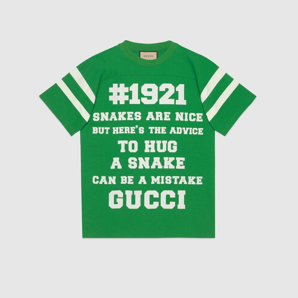 T-shirt 'To Hug a Snake' print - 1