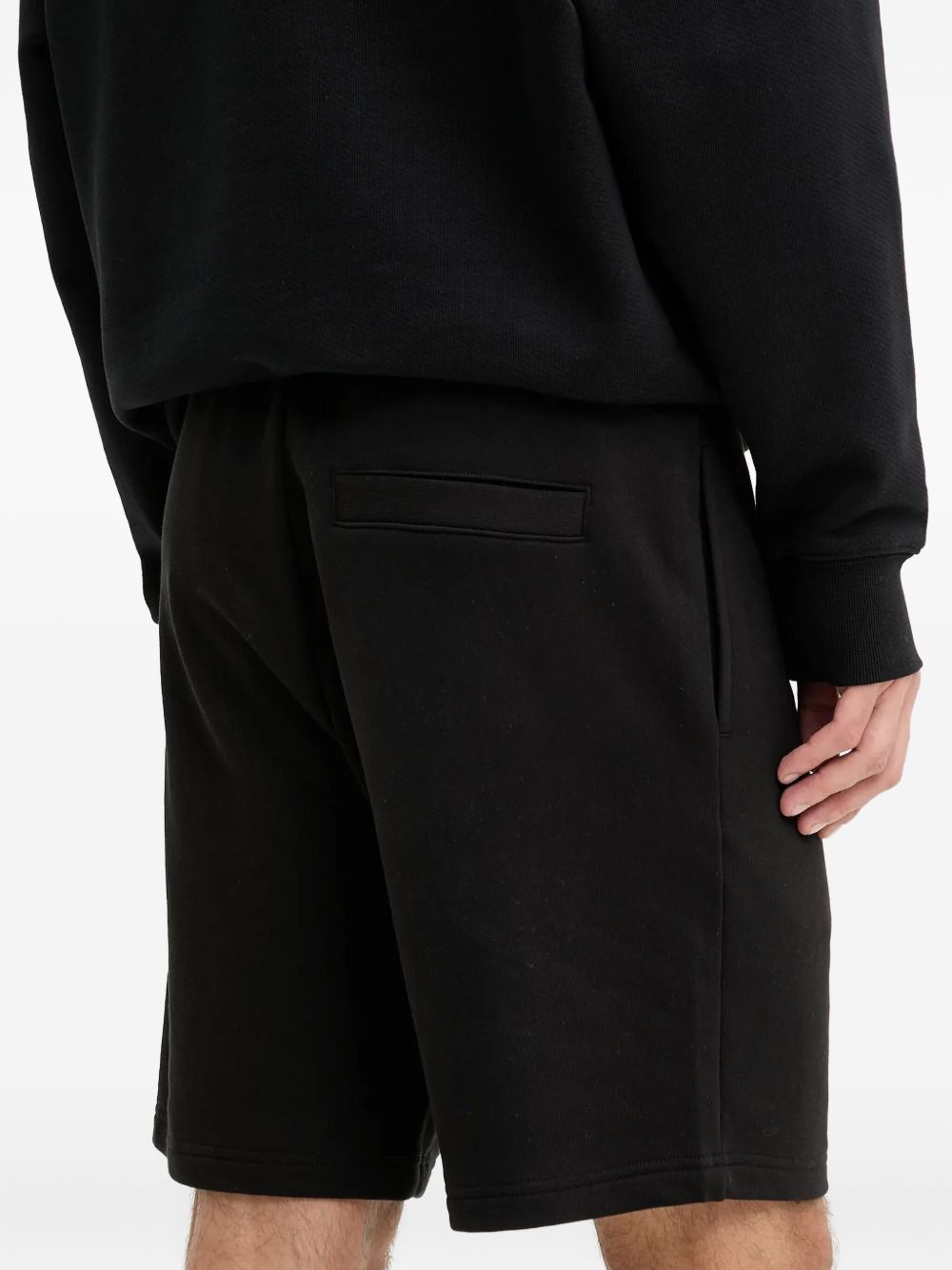 logo-print track shorts - 3