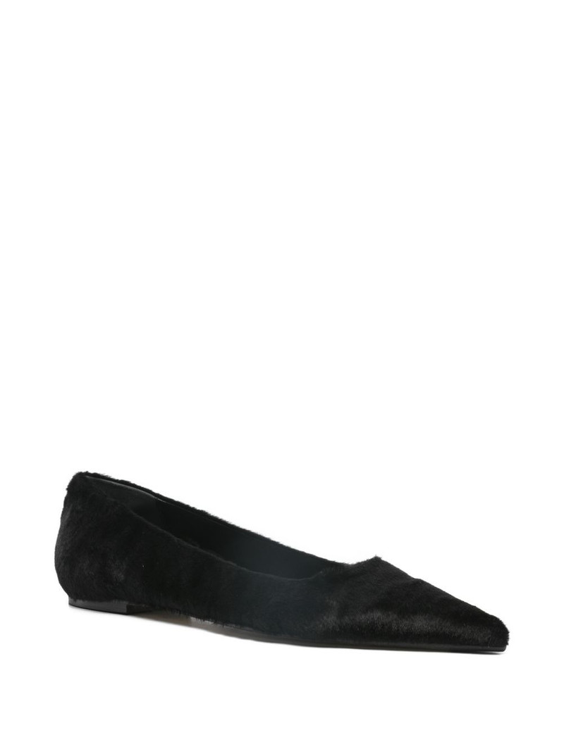 Aeyde Cassy calf-hair ballet flats outlook