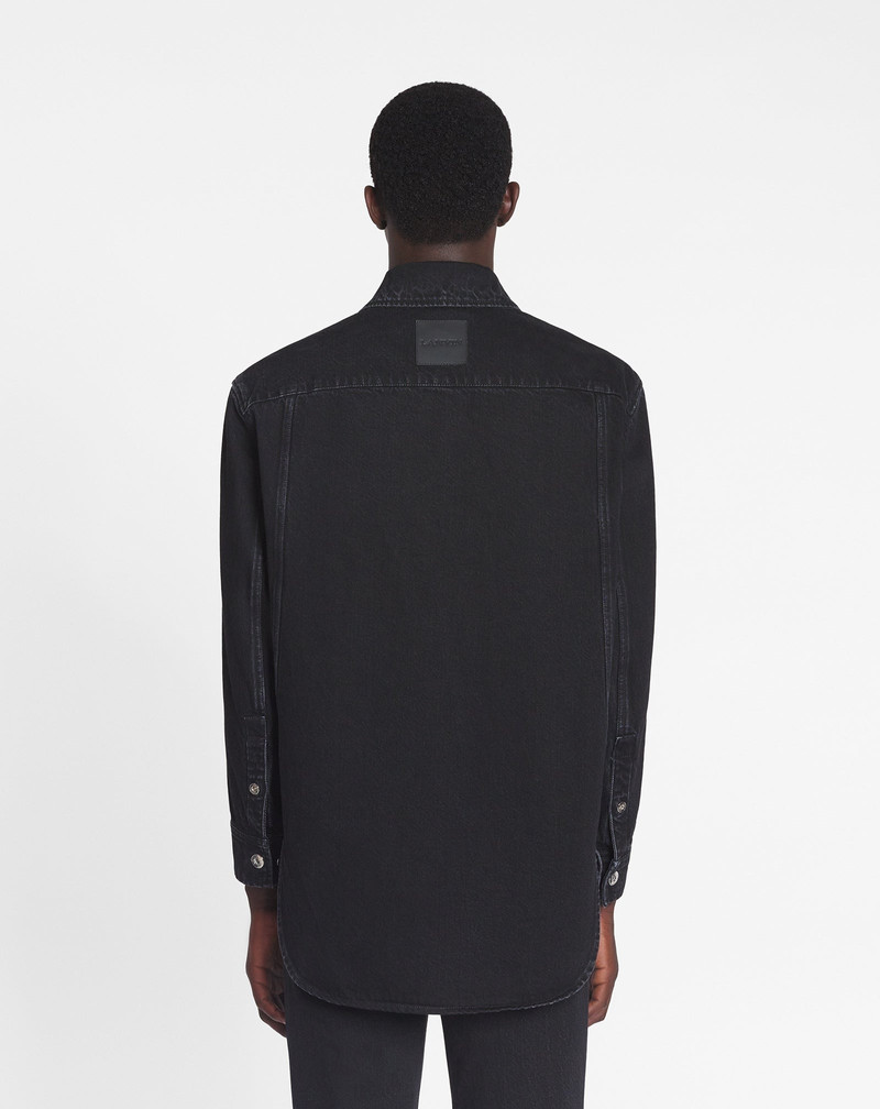 COCOON DENIM OVERSHIRT 4
