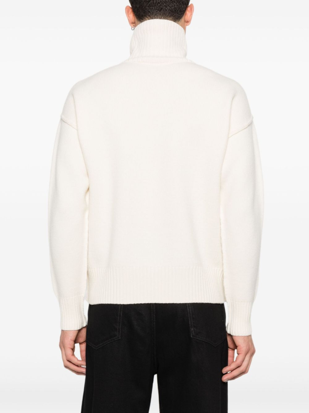 logo turtleneck sweater - 4