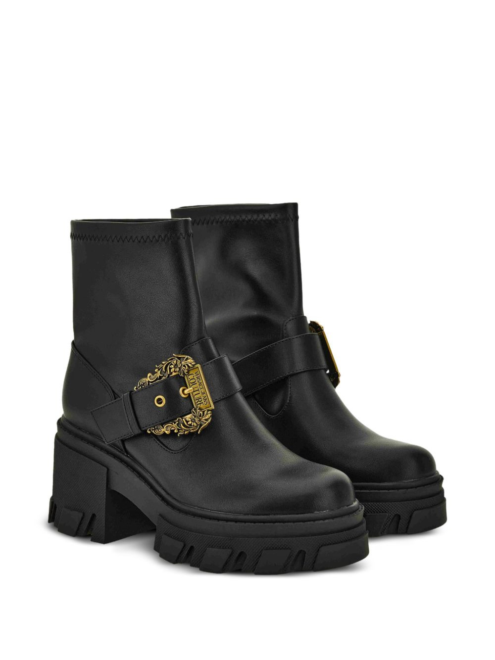 buckle-embellished boots - 2